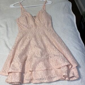 pink homecoming dress